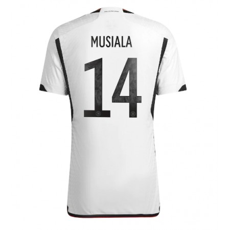 Tyskland Jamal Musiala 14 Hjemme VM 2022 - Fodboldtrøjer (S/S) Tyskland Jamal Musiala 14 Hjemme VM 2022 - Fodboldtrøjer (S/S)